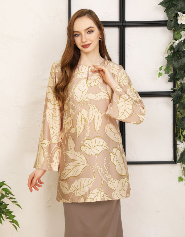 BAJU KURUNG PAHANG MODEN WINSLET (COCOA BEAN)